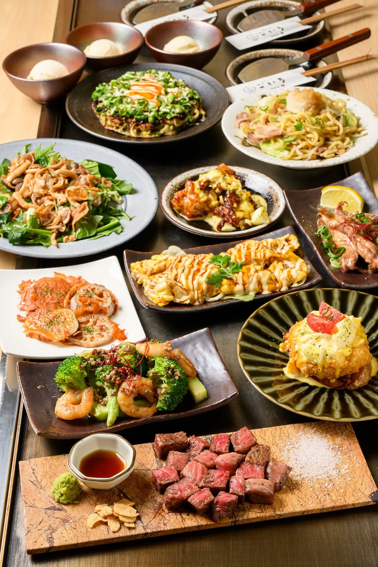 お気軽コースの料理写真