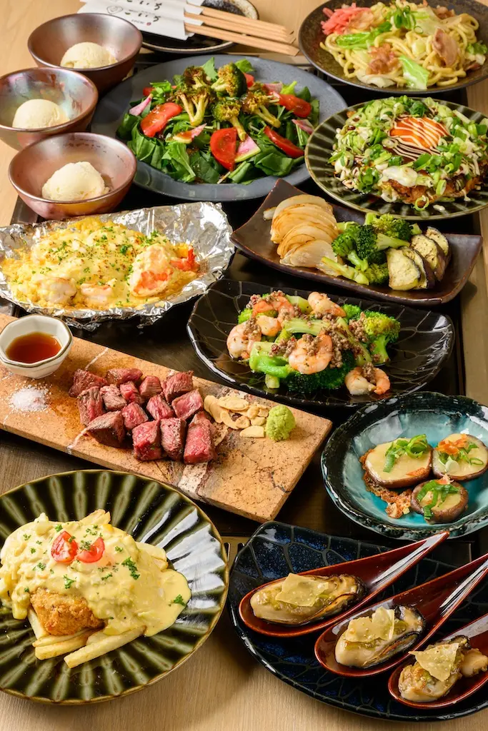 鉄板日和。ごいちのコース料理
