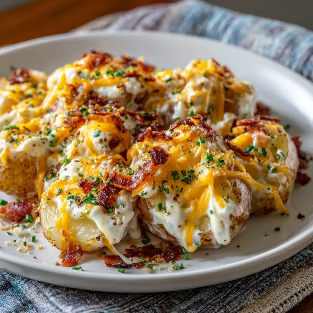 とろ〜りチーズの焼きポテサラ