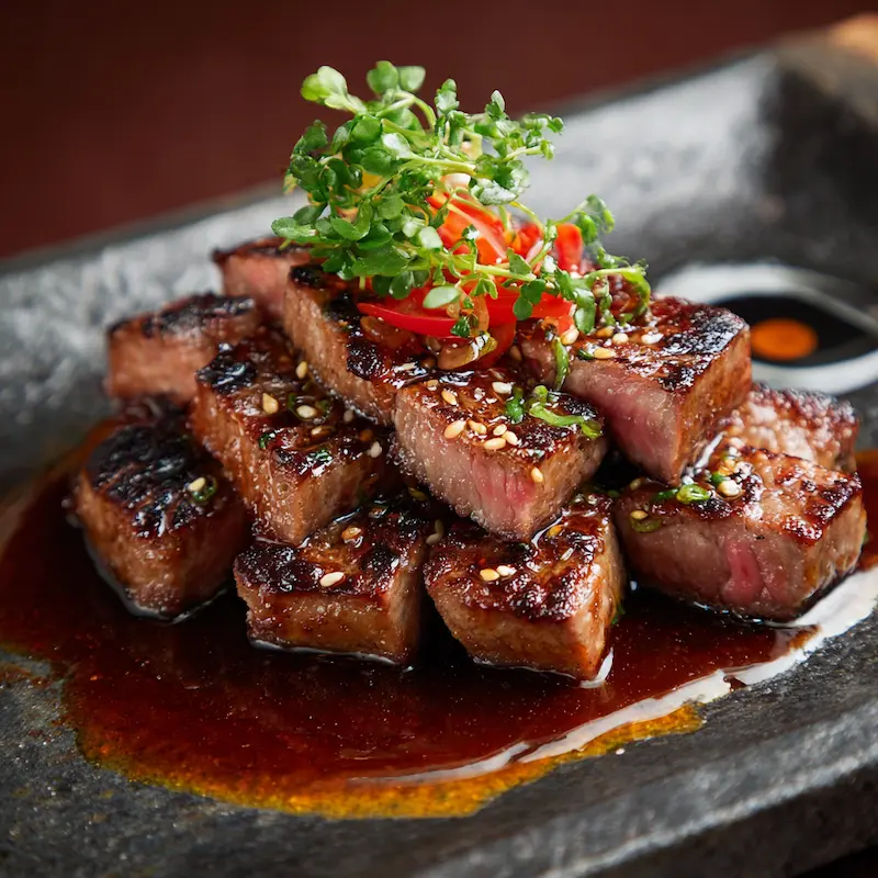 大和牛のサイコロステーキ